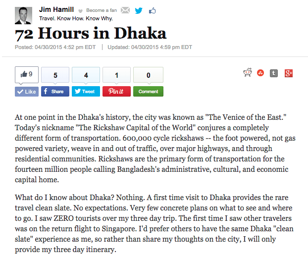 72 Hours in Dhaka: An Americans Take From Dhaka, Without Any Pre-Expectation